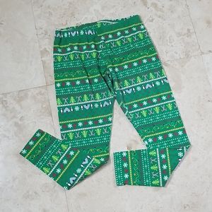 Christmas leggings large